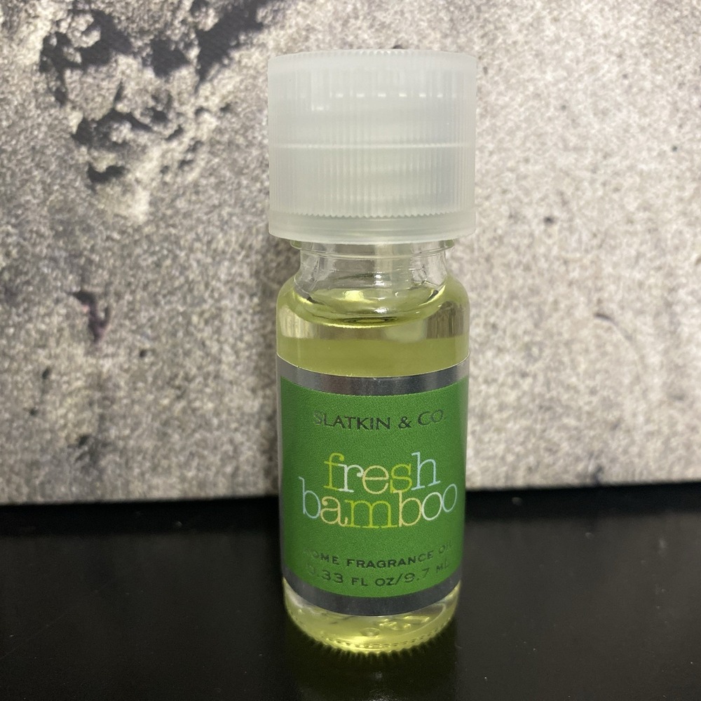 Slatkin & Co. Fresh Bamboo Home Fragrance oil 0.33 oz New